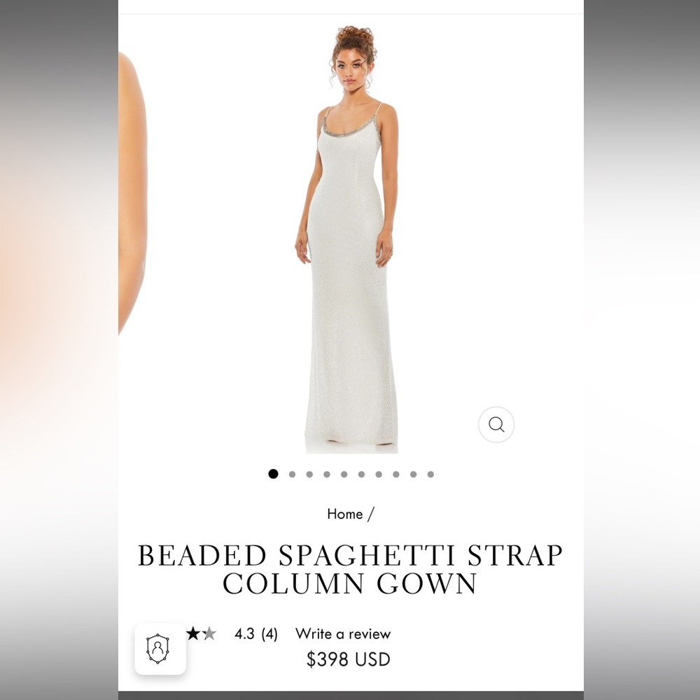 Mac Duggal beaded dress